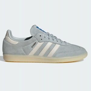 Adidas Sambas OG - Wonder Silver / Chalk White / Off White - Size M5/W6